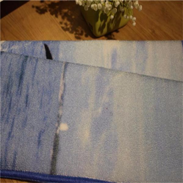 Front Door Entrance Mats Nylon Material Colorful Fish Printed Pattern