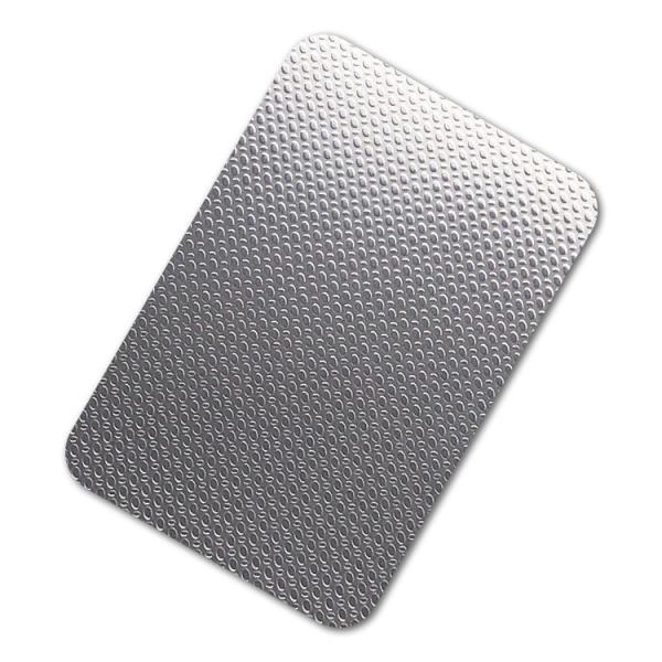 Diamond Embossed Stainless Steel Sheet Custom Cut 3mm Thickness