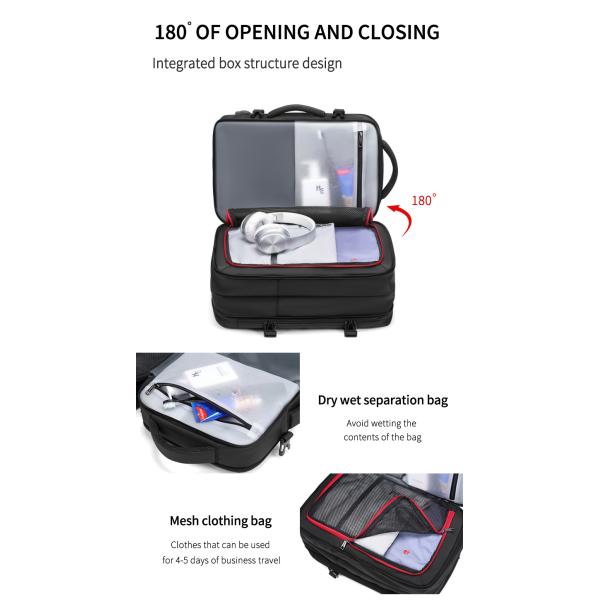 Customized Waterproof Business Backpack Multifunctional Travel Backpack Rainproof