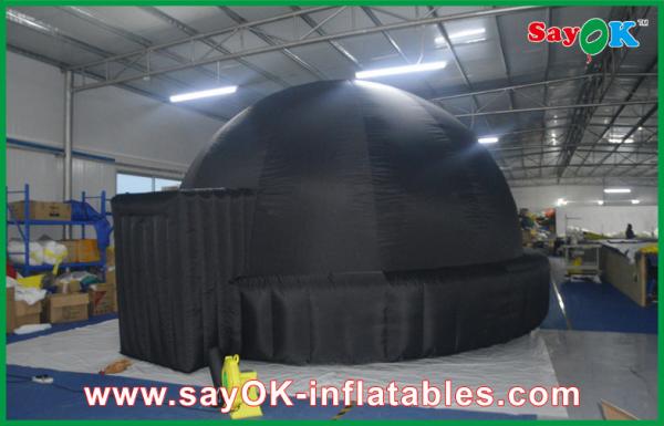 Quality Black Projection Planetarium Inflatable Dome Tent Astronomy Education for sale