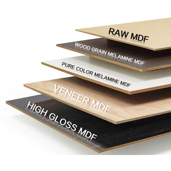 Fire Rated MDF 2.0mm 18mm 25mm Wooden Density Fireproof MDF Board
