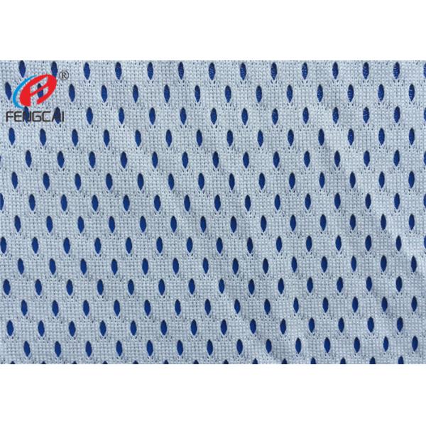 White Dry - Quick Polyester Sprots Mesh Fabric Warp Knitted Lining Fabric