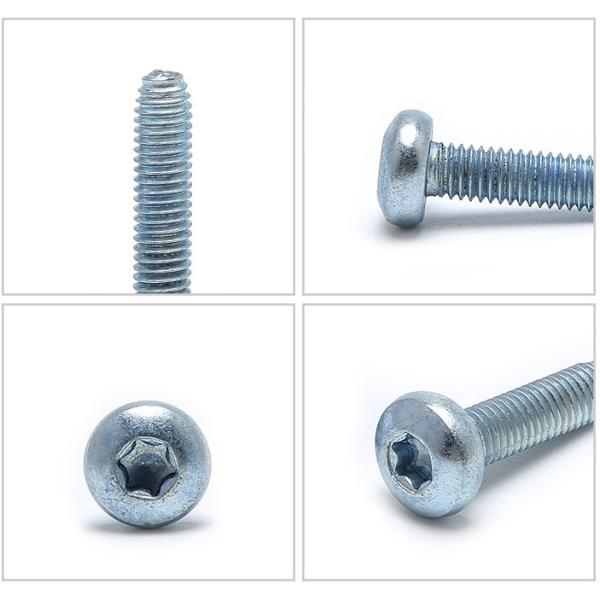 Torx Drive Pan Head Thread Forming Metal Tapping Screws For Soft Metal