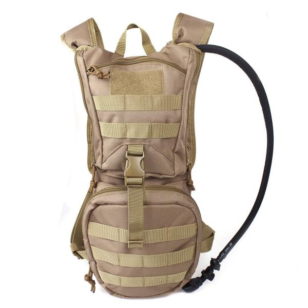 Tactical Hydration Pack Backpacklightweigh With 2.5L Bladder , Multifunctional