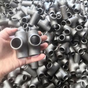 China 1/2 Inch  sch160 Seamless Carbon Steel Pipe Fittings B16.9S ANSI Reducing Pipe Tee on sale