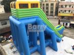 Outdoor Giant Inflatable Water Slide For Event , Tall Drop Kick Water Slide With