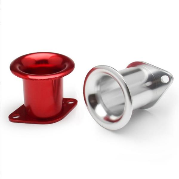 4 5 Axis Precision Cnc Turning Parts Air Intake Billet Ram Tube Velocity Stack For Racing Car 65x70mm