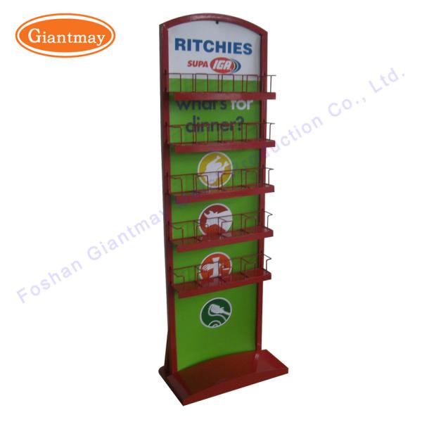 Multi Purpose five tier metal shelf Wire Seed Display Stand