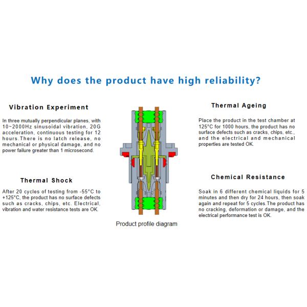 250V Waterproof Energy Storage Signal Connector UL1977 8 Pin Circular Female