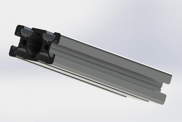 GB Standard 20 * 40 T Slot Aluminum Profile For Light Duty Structure