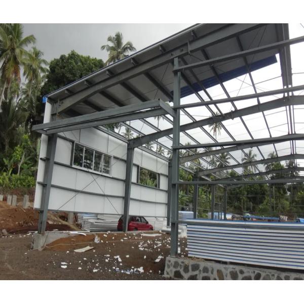 Prefabricated Galvanized Light Construction Steel Structure with Convenient Transportation