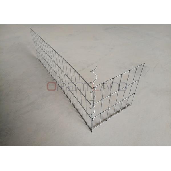 Corrosion Resistant Welded Gabion Baskets Aperture 5cm×10cm Size 1m×0.8m×0.3m
