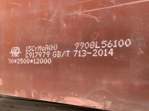 China Pressure Vessel And Boiler 1.2mm Hot Rolled Alloy Steel Plate 15CrMoR(HIC) 15CrMoR N+T 15CrMoR wholesale