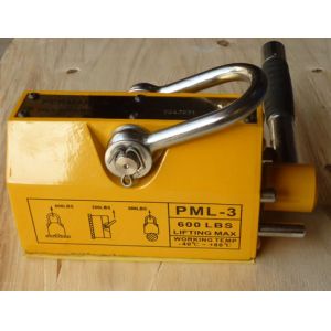 China Unique Electro Permanent Magnetic Lifter , Yellow Steel Magnetic Lifter on sale