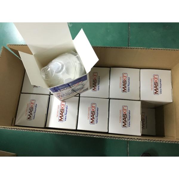 Coronavirus Disposable Face Mask Niosh Approved Respirator With Earloop