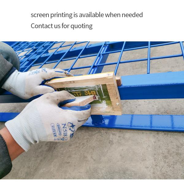 Customized Stackable Wire Container for Heavy Duty Storage and Transport Efficiency