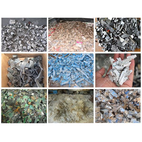 Xrido 75KW Double Shaft Shredder Machine for Metal Plastic 300-22000Kg/Hour