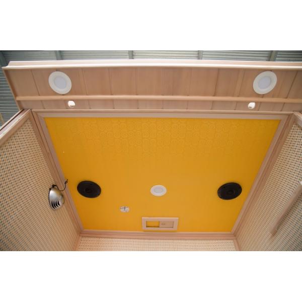Single and double sauna sweat box beauty box far infrared tourmaline computer control panel steam bath home