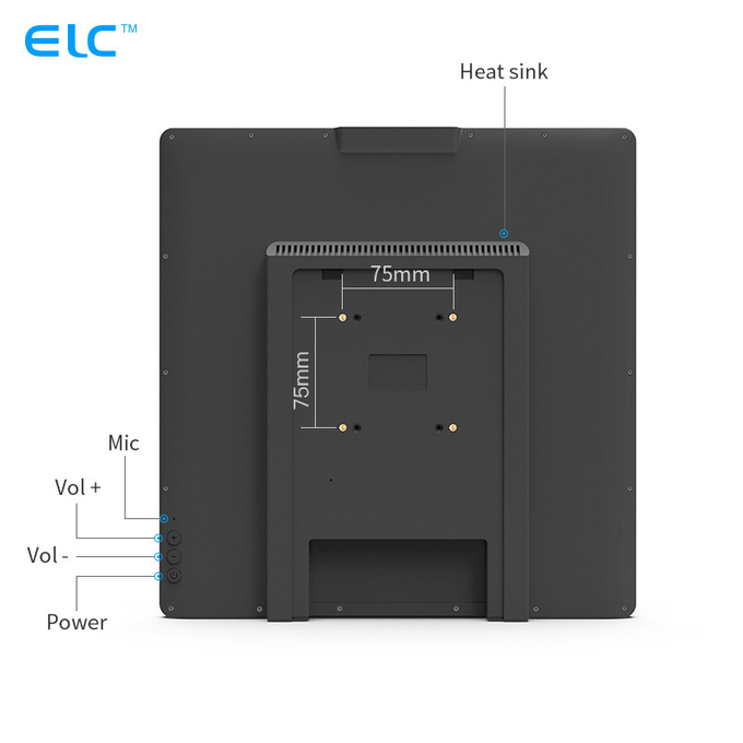 Wall Mounted Interactive Dual Screen Digital Signage WiFi Android Indoor Advertising Display