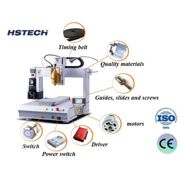 Desktop Type Glue Dispensing Machine With 3 Axis Stepper Motor And PUR Heating Valve