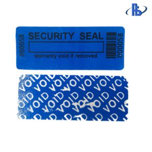 Full Transfer VOID Security Labels Waterproof With Serial Number