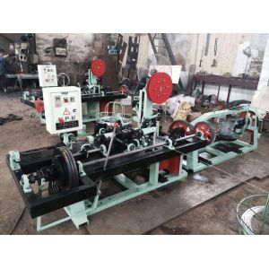 China High speed full Automatic Double Twisted standard Barbed Wire Machine wholesale