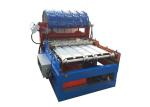 Hydraulic Arch Sheet Roll Forming Machine , 5 Step Curving Roll Forming Machine