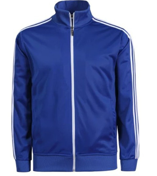 Quality Breathable Lightweight Polyester Jacket Blank Standing Collar Gym Apparel for sale