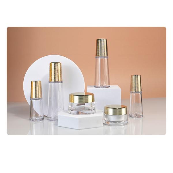 120ml 150ml PETG Bottle Triangle Thick Wall Cosmetic Jar Custom Logo Printing Accepted