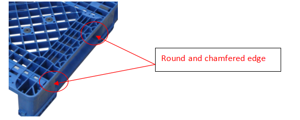 HDPE or PP solid deck hand pallet truck for sale large plastic pallet