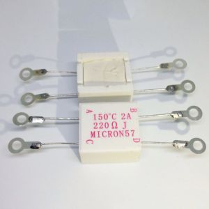 China Mitsubishi Elevator high Temperature Thermal Fuse 150C 2A 220ohm on sale