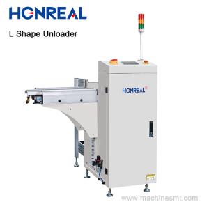 China Automatic PCB Unloader L Shape 90 Degree Multi Rack CE wholesale