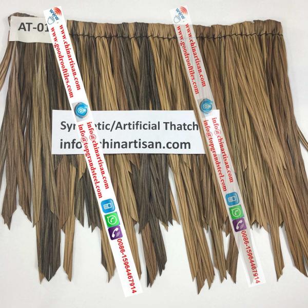 Quality AT-016 Tropical Real Palm Leaf Thatched Roofing Cover for roofs / gazebos/ tiki hut/ tiki bra/ umbrella for sale