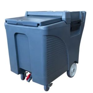 China 125L Insulated Ice Caddy UV Resistant Ice Bin Caddy Commercial Residential on sale