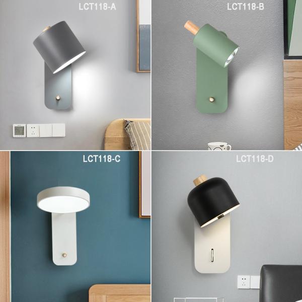 Reading Wall Lamp 3W and 5W Interior Bedside Wall Sconce bedside reading lamp Hotel Villa Apartment headboard wall light