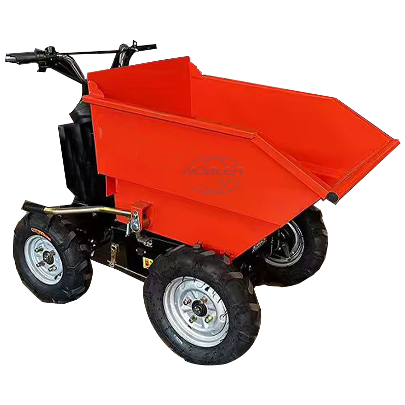 China 4 Tire Electric Mini Dumper Smooth And Quiet Operation wholesale