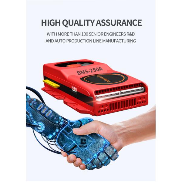 Daly Lifepo4 24S 120A Smart Bms With Fan Bt Blue Tooth Can Lcd Board Thickness 1.6mm Over charge protection