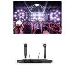 Chip And Module Design Wireless Lavalier Microphone Dual Channel