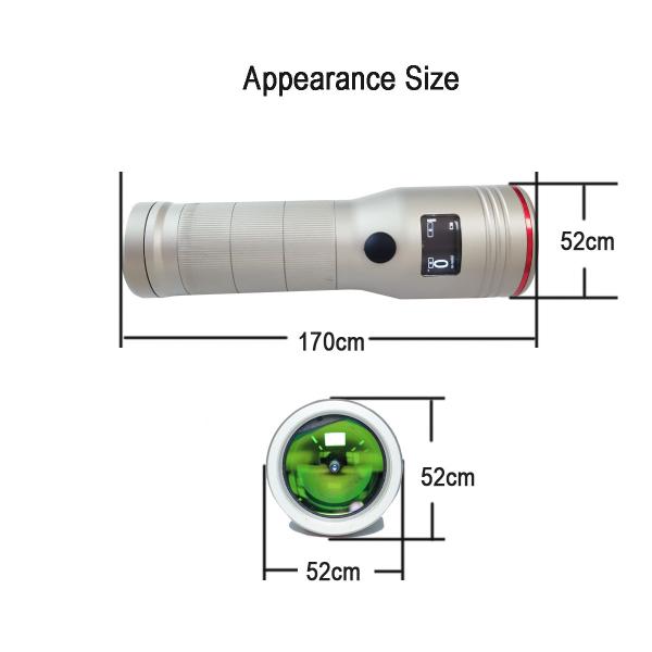MS104K-L10 Zetron Remote Laser CH4 Methane Gas Leak Detector With 50 Meters Detect Distance