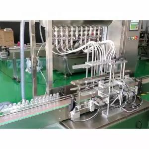 China Stainless Steel Cosmetic Liquid Filling Machine 4-10 Nozzles Touch Screen on sale