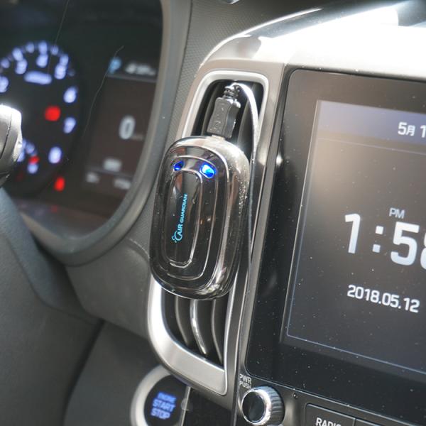 PC Vehicle Mounted Negative Ionizer Air Purifier For Car Air Outlet N.W 128g