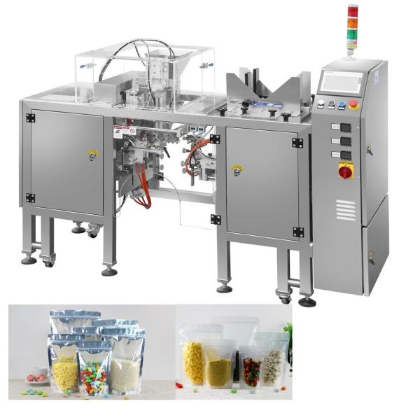 Snacks Packing Machine / Doypack Pouch Packing Machine For Pet Foods / Seafoods