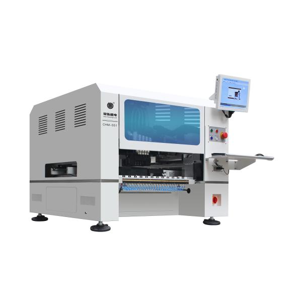 Genius 4 Heads Desktop SMT Pick Place Machine With 50 Feeders CHM-551