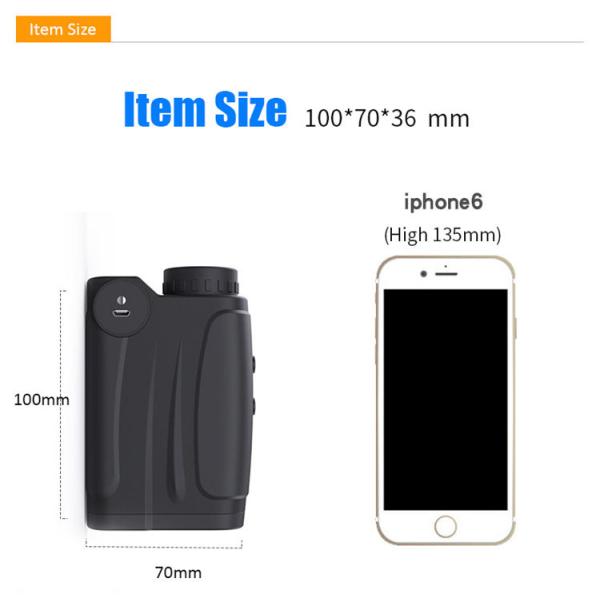 HD Golf Laser Rangefinder Scope For Hunting Distance Measurement