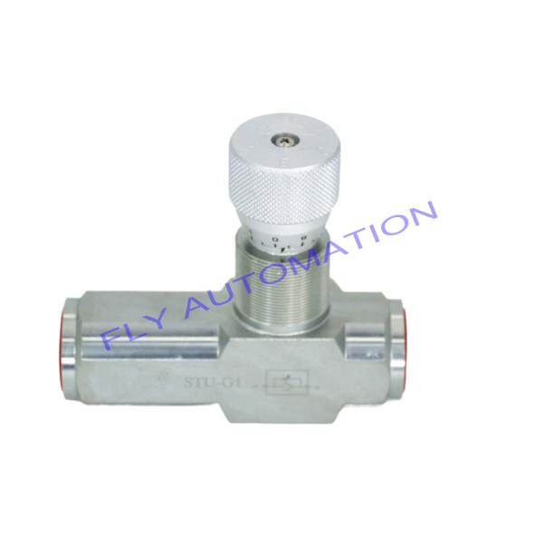 STU-G1'' Throttle Check Speed Regulating Valve Flow Restrictor Carbon Steel
