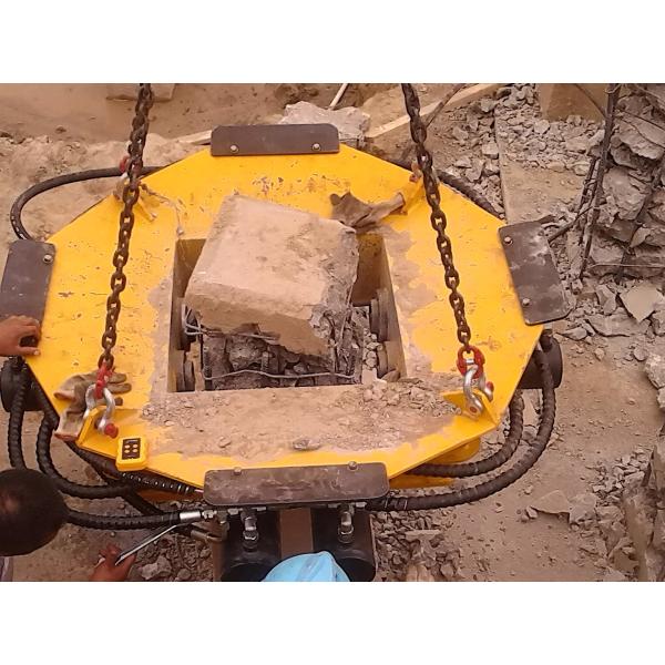 Customized Color KP500S Hydraulic Excavator Mounted Concrete Pile Breaker Head Cutter For Construction