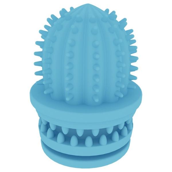 Soft Dog Toys For Heavy Chewers Bite Resistant Cute Cactus Tooth Grinding Toy Ball Bite Teeth Cleaning Dog Toys
