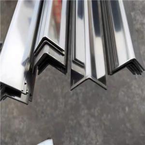 China AISI 304 Bright Surface Stainless Steel Angle Bar TP304 SS Angle Bar wholesale