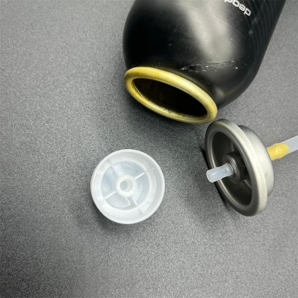 Deodorant body spray valve with travel-friendly size for frequent travelers and commuters