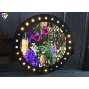 China P3mm Circular Led Screen , 192mm*192mm SMD2121 Circular Led Display IP23 on sale